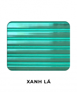 Tấm Polycarbonate Dạng Rỗng Cao Cấp Coolmax 4 Xanh la tấm poly đặc,tấm polycarbonate dạng đặc,tấm polycarbonate coolmax
